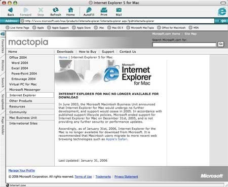 download latest microsoft internet explorer for mac